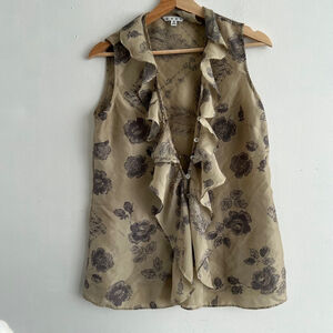 Cabi Blouse, Size S, Olive Green